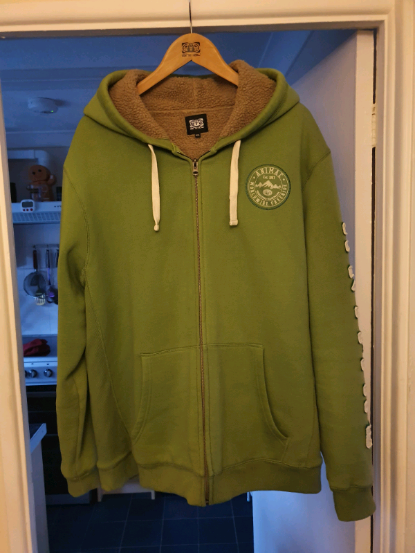 animal fur lined hoodie